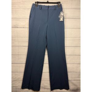 Worthington Women's Size 2 Blue Dark Teal Straight Leg Dress Pants NWT